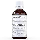 GeraniumÃ¶l - 100% naturrein - Ã¤therisches Ãl - wesentlich. - Glasflasche (50ml)