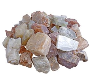 Mondstein Wassersteine | 100% naturbelassene Rohsteine | 300 Gramm Lebensquelle Plus